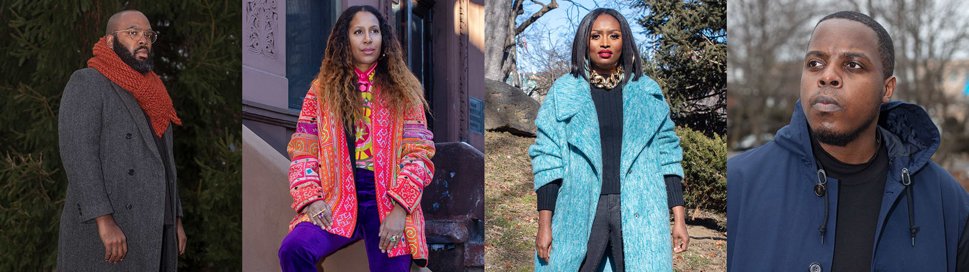 Love Letter subjects in their neighborhoods in New York City, the black experience in NYC